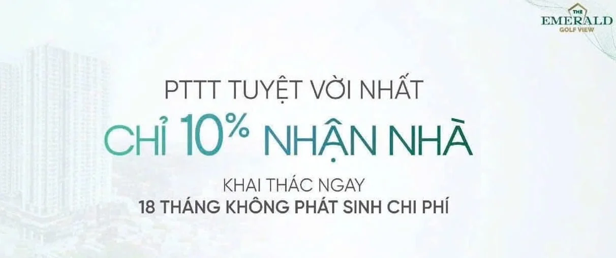 The Emerald Golf View thanh toán nhẹ