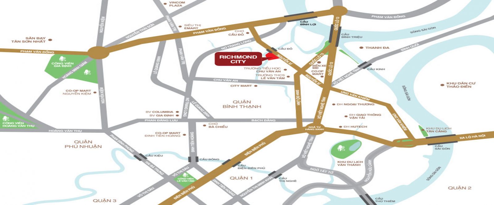 Vị trí dự án Richmond City