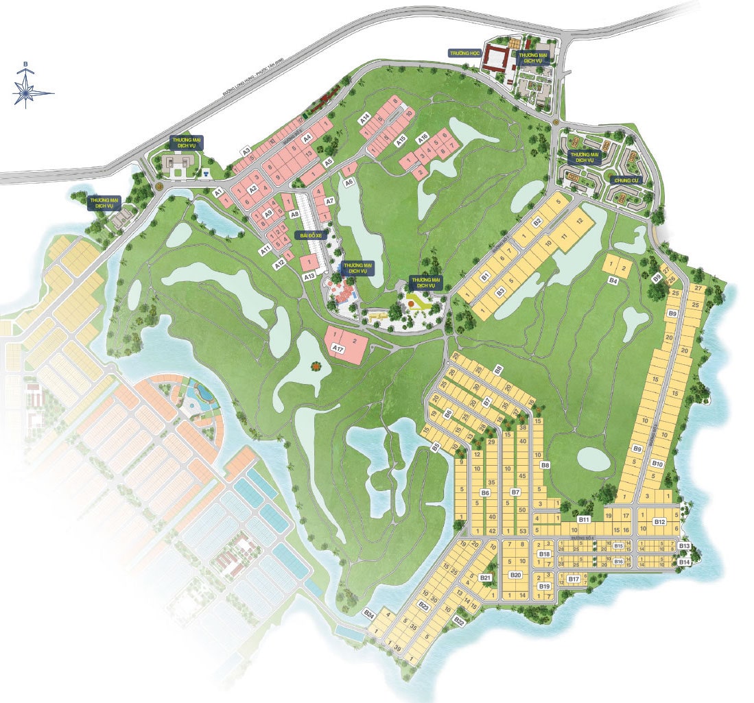 Biên Hòa Newcity khu Biệt Thự sân Golf Long Thành