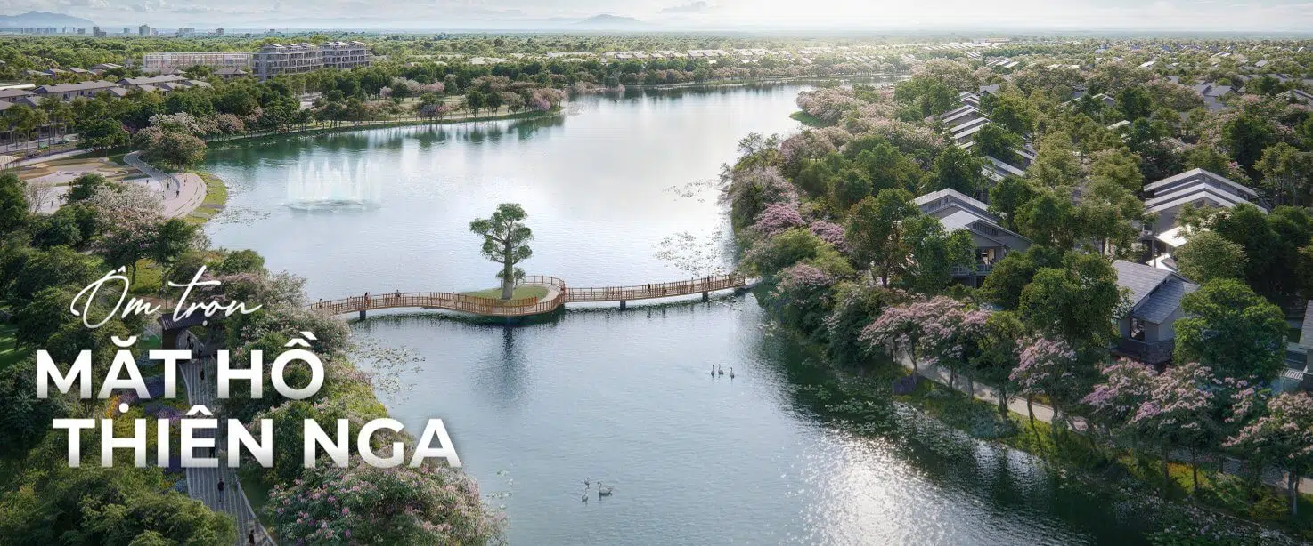 retreat forest ôm trọn mặt hồ thiên nga