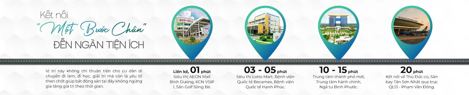 Kết nối tiện ích ngoại khu The Emerald Golf View