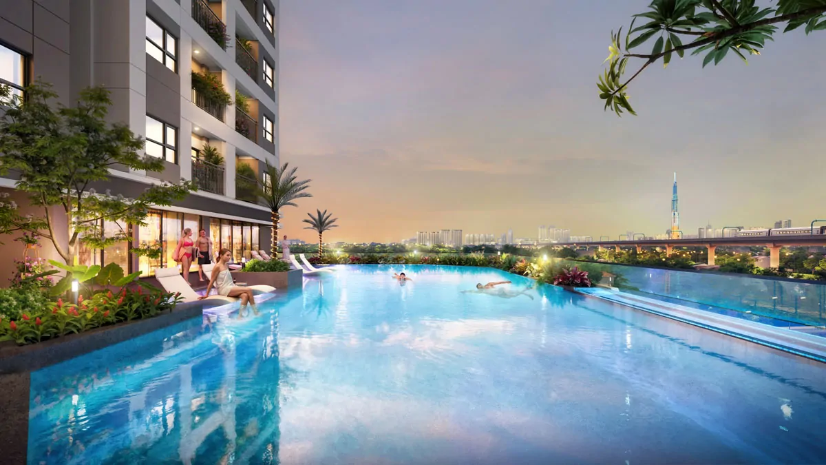 Hồ bơi tầng 4 - Symlife