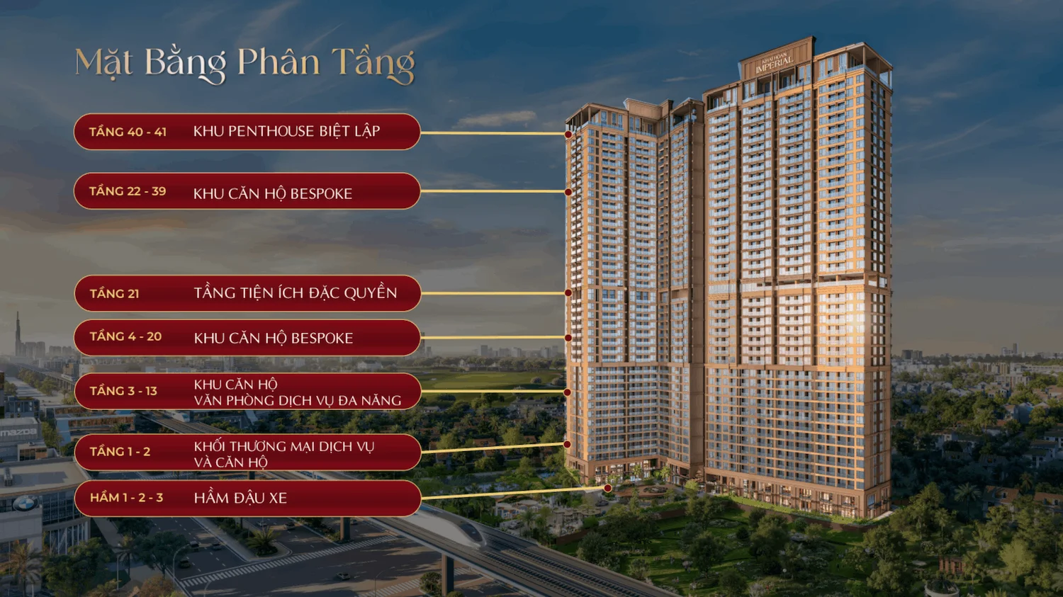 Mặt bằng phân tầng Khải hoàn Imperial