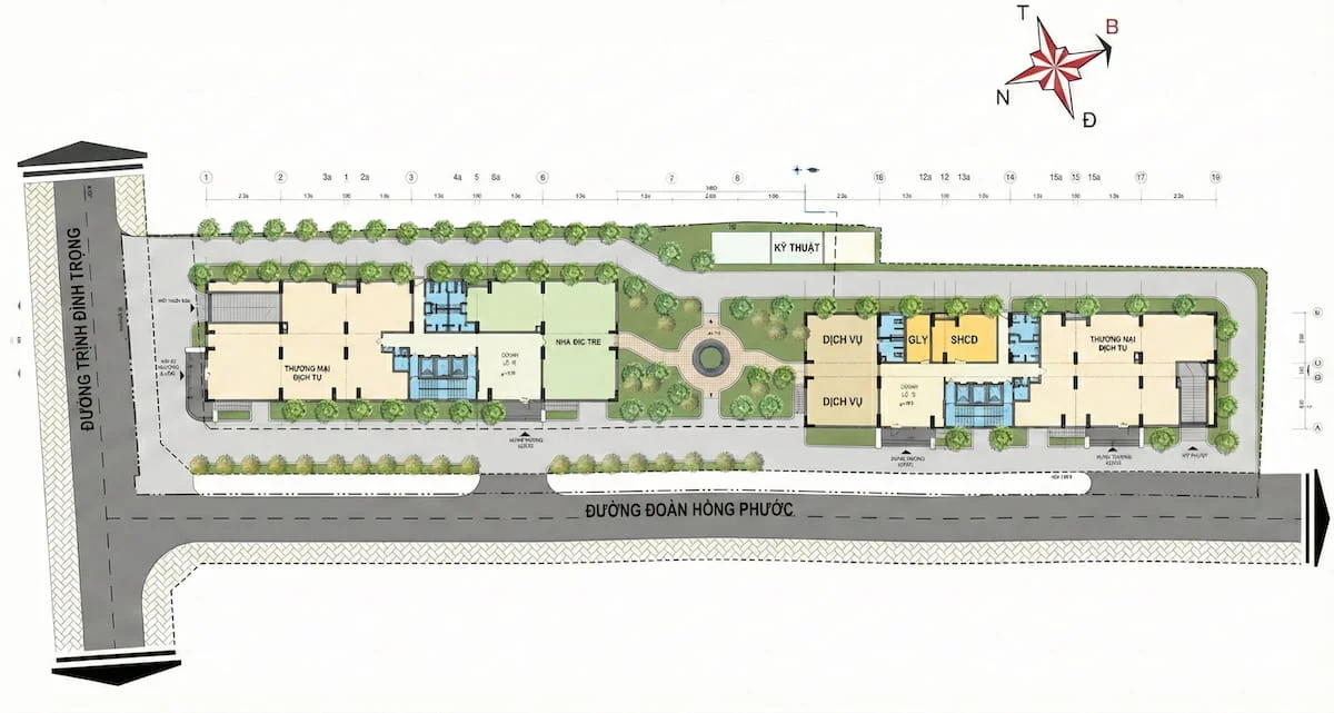 Mặt bằng căn hộ STC Tân Phú