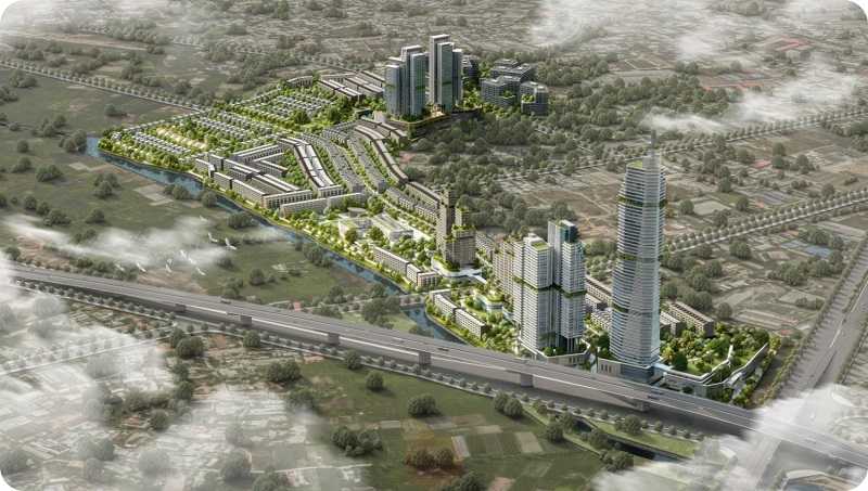 Phối cảnh tổng thê The One World