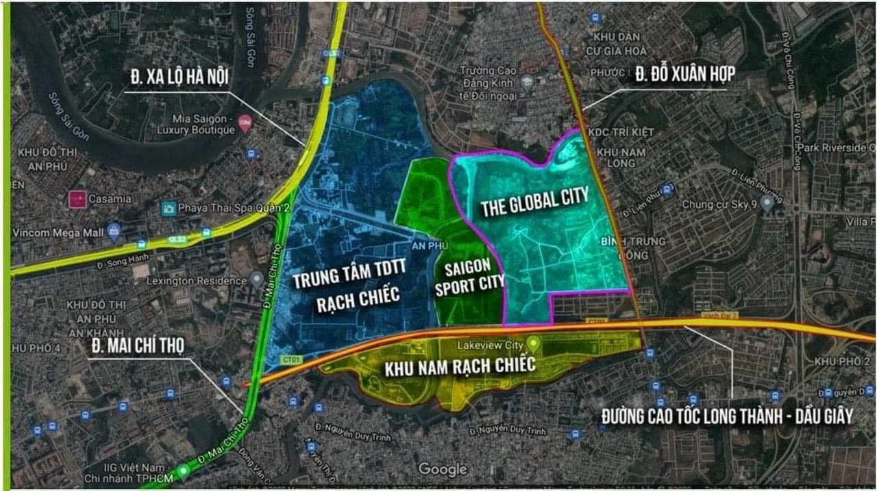 Vị trí The Global City