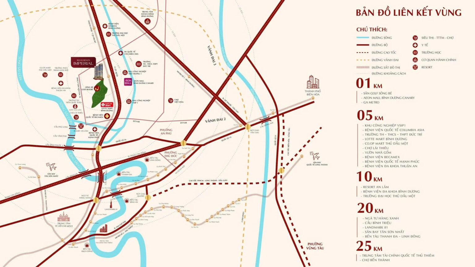 Vị trí Khải Hoàn Imperial