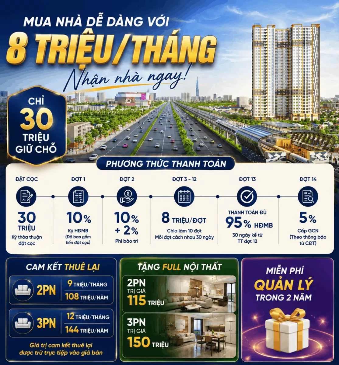 Chính sách bán hàng Diamond Boulevard