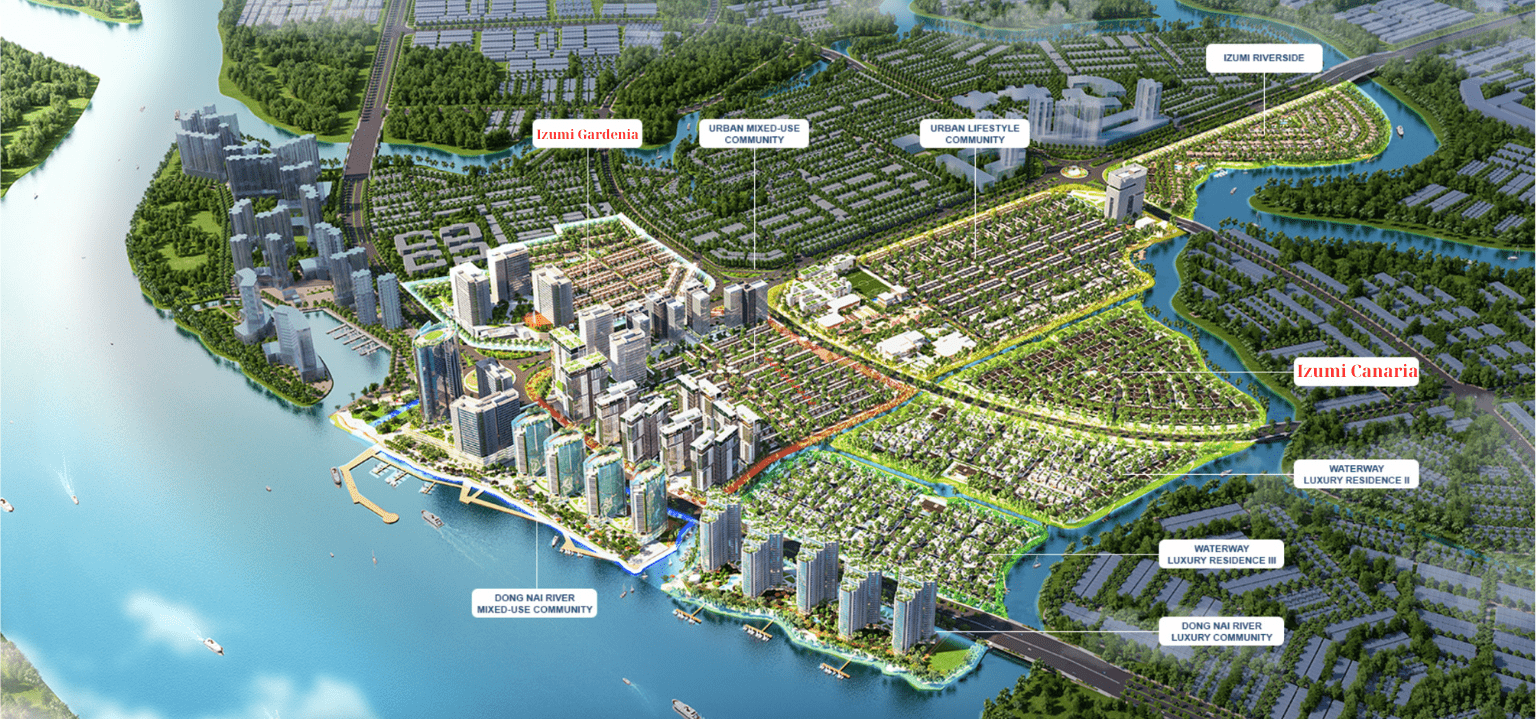 dự án Izumi City Đồng Nai - Nam Long Group - khu đô thị ven sông Đồng Nai tại thành phố Biên Hòa dự án Izumi City Đồng Nai - Nam Long Group - khu đô thị ven sông Đồng Nai tại thành phố Biên Hòa