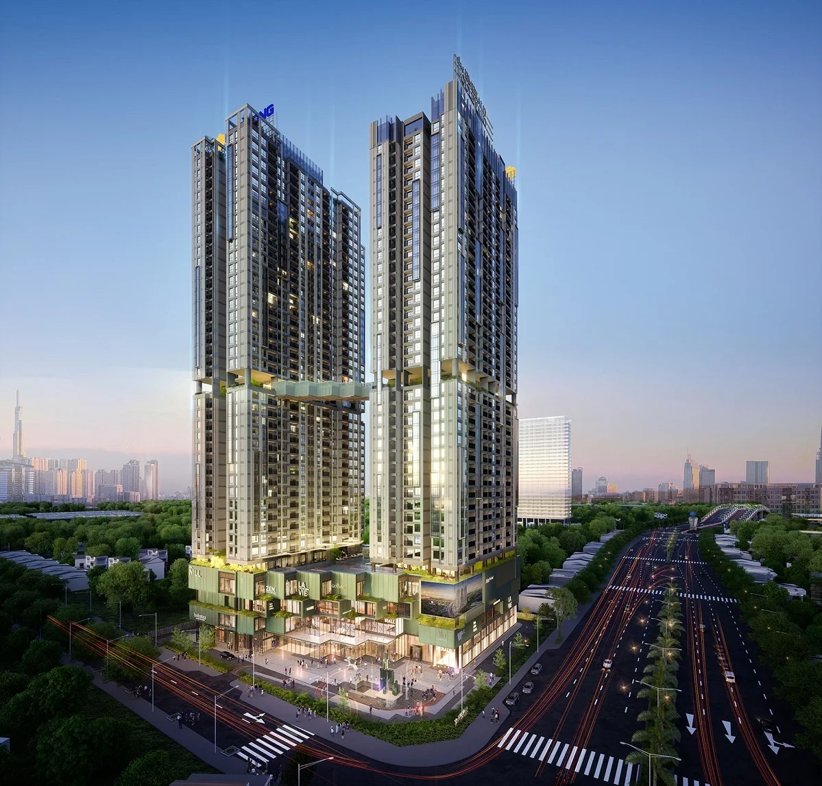 Phối cảnh The Emerald Boulevard